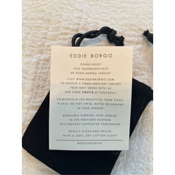 Eddie Borgo Supra Link Earrings 12k Gold -New - Picture 6 of 7